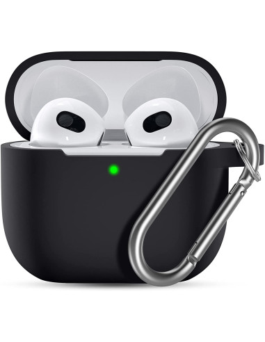 DEVIA FUNDA SILICONA AIRPODS 3GEN. NEGRO
