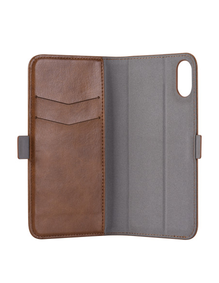 DEVIA FUNDA TIPO LIBRO 'MAGIC' IPHONE X MARRON
