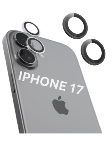 DEVIA PROTECTOR CAMARA IPHONE 17 NEGRO