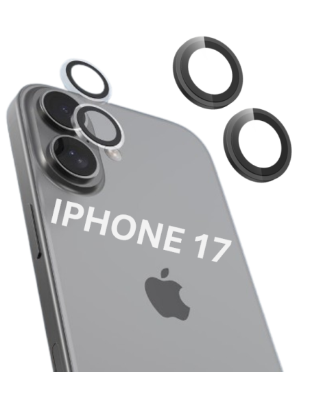 DEVIA PROTECTOR CAMARA IPHONE 17 NEGRO
