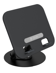 DEVIA SOPORTE 360 SOBREMESA PORTATIL/TABLET/MOVIL NEGRO