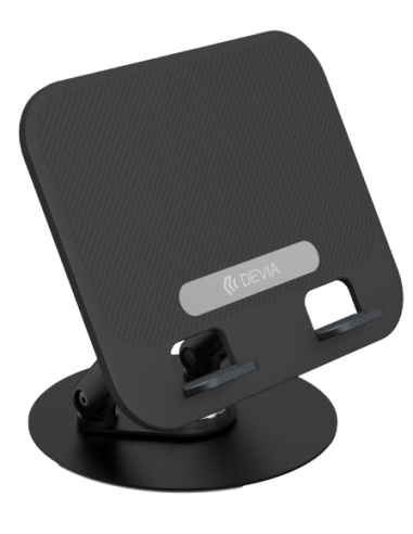 DEVIA SOPORTE 360 SOBREMESA PORTATIL/TABLET/MOVIL NEGRO
