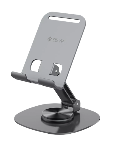 DEVIA SOPORTE PLEGABLE 360 SOBREMESA MOVIL GRIS