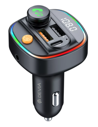 DEVIA TRANSMISOR fm COCHE 30W NEGRO