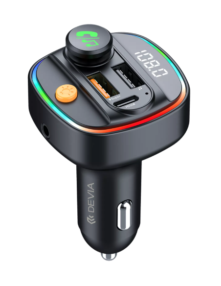 DEVIA TRANSMISOR fm COCHE 30W NEGRO