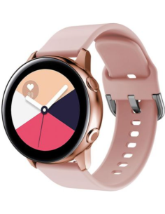 DEVIA correa silicona SAMSUNG ACTIVE ROSA