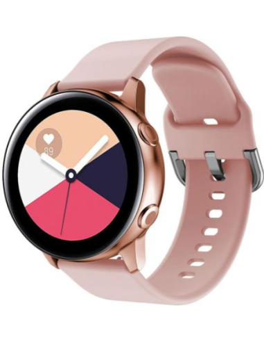 DEVIA correa silicona SAMSUNG ACTIVE ROSA