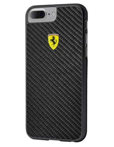 FERRARI CARCASA 'CARBONO' IPHONE 6/7/8/SE NEGRO