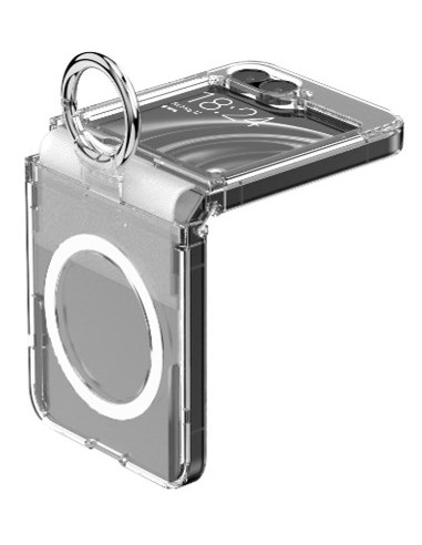 GOOSPERY CARCASA Z FLIP 6 RING MAGSAFE PRO TRANSPARENTE