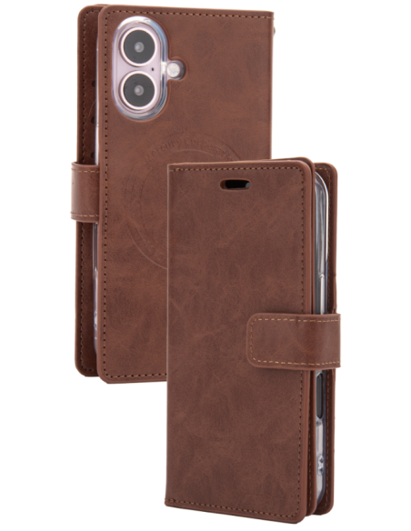 GOOSPERY FUNDA MANSOOR MAGSAFE IPHONE 17e/16e MARRON