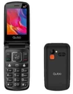 QUBO TELEFONO MOVIL 4G P-210NW NEGRO