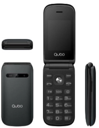 QUBO TELEFONO MOVIL X-209 NEGRO