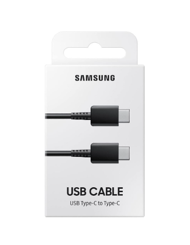 SAMSUNG CABLE TIPO C - TIPO C 1m. 3A NEGRO