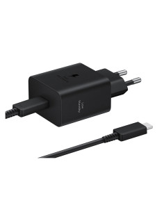 SAMSUNG CARGADOR TIPO C a TIPO C 45W NEGRO