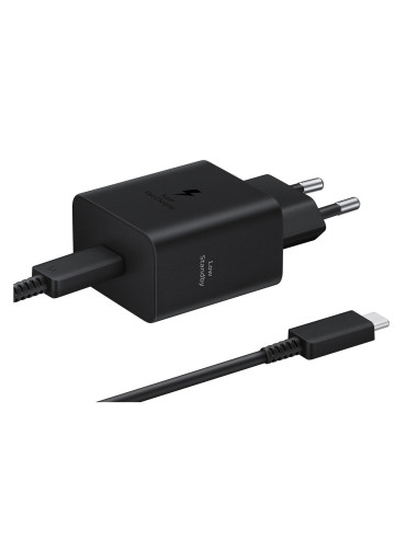 SAMSUNG CARGADOR TIPO C a TIPO C 45W NEGRO
