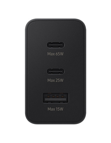 SAMSUNG CARGADOR TRIO 65w PD USB C x 2, USB A