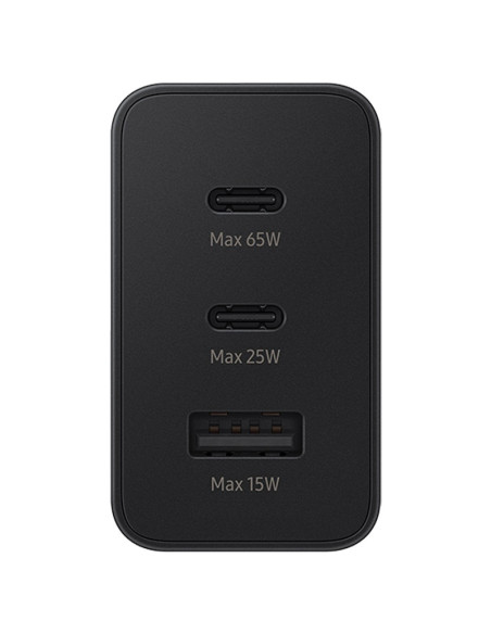 SAMSUNG CARGADOR TRIO 65w PD USB C x 2, USB A