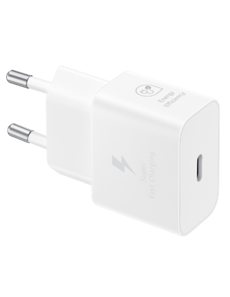 SAMSUNG CARGADOR USB-C 25W GAN BLANCO