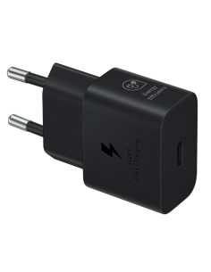 SAMSUNG CARGADOR USB-C 25W GAN NEGRO V2