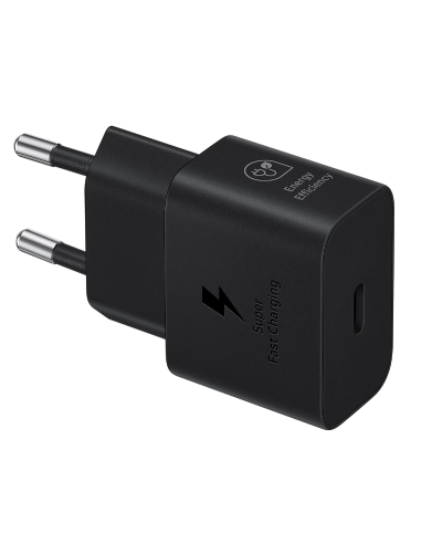 SAMSUNG CARGADOR USB-C 25W GAN NEGRO V2