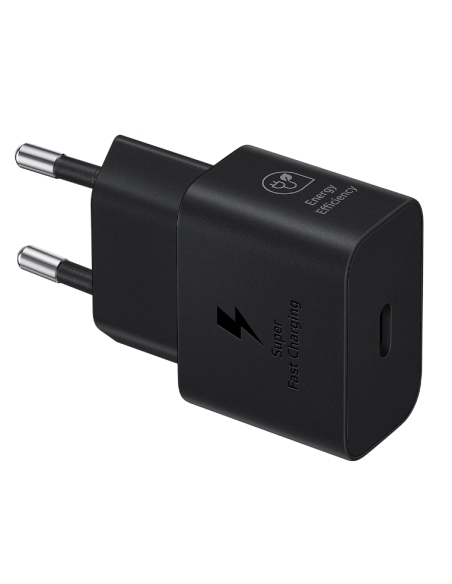 SAMSUNG CARGADOR USB-C 25W GAN NEGRO V2