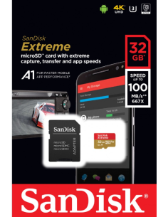 SANDISK EXTREME MICRO SDHC 32GB