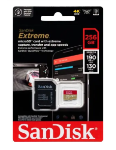 SANDISK EXTREME MICRO SDXC 256GB