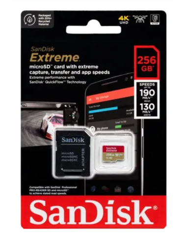SANDISK EXTREME MICRO SDXC 256GB