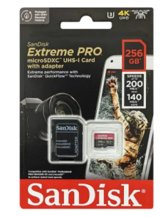 SANDISK EXTREME PRO MICRO SD 256GB
