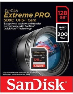 SANDISK EXTREME PRO SDXC 128GB