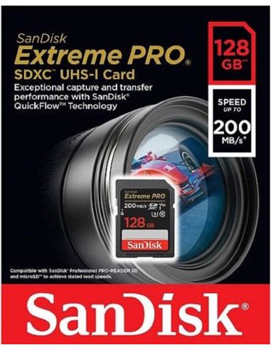 SANDISK EXTREME PRO SDXC 128GB