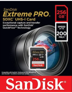SANDISK EXTREME PRO SDXC 256GB