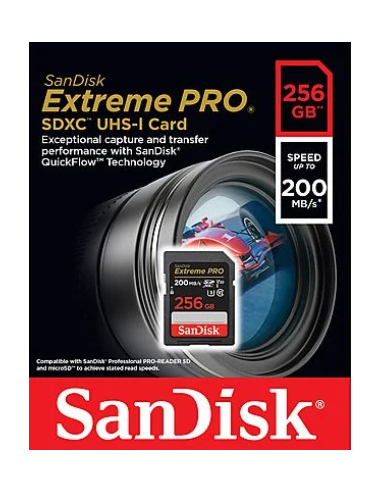 SANDISK EXTREME PRO SDXC 256GB