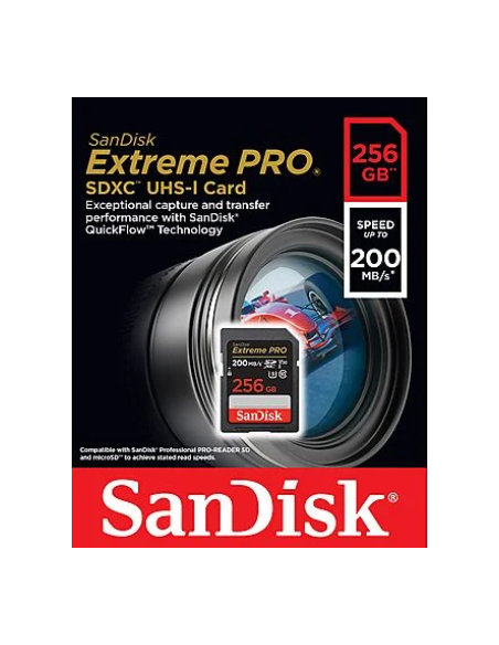 SANDISK EXTREME PRO SDXC 256GB