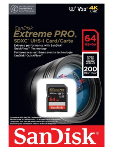 SANDISK EXTREME PRO SDXC 64GB
