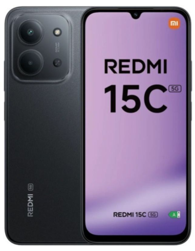 SMARTPHONE XIAOMI REDMI 15C 4GB/ 256GB/ 6.9"/ 5G/ NEGRO