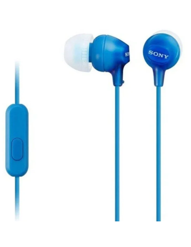 SONY AURICULAR MDREX15APLICE7 CON MICRO JACK AZUL