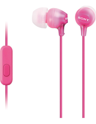 SONY AURICULAR MDREX15APP CON MICRO JACK  ROSA