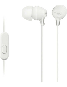SONY AURICULAR MDREX15APW CON MICRO JACK  BLANCO