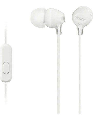 SONY AURICULAR MDREX15APW CON MICRO JACK  BLANCO
