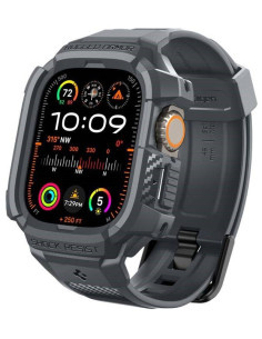 SPIGEN CARCASA/CORREA RUGGED ARMOR APPLE WATCH  ULTRA/ULTRA 2 49mm GRIS OSCURO