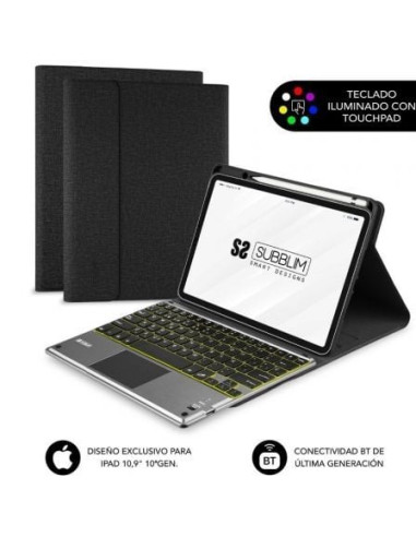 SUBBLIM FUNDA TECLADO RETROILUMINADO IPAD 10.9 (10 GEN)