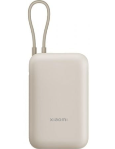 XIAOMI BATERIA AUXILIAR 10000mAh/ 22.5W/ CABLE INTEGRADO BEIGE