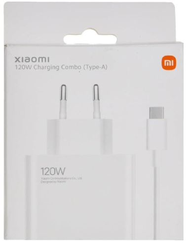 XIAOMI CARGADOR COMBO USB TIPO-A/ 1xUSB/ 120W