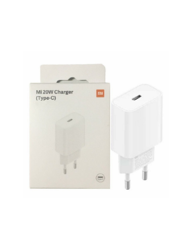XIAOMI CARGADOR RAPIDO 20W TIPO C BLANCO