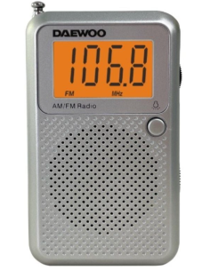 DAEWOO RADIO PORTATIL DW1115 CON PANTALLA GRIS