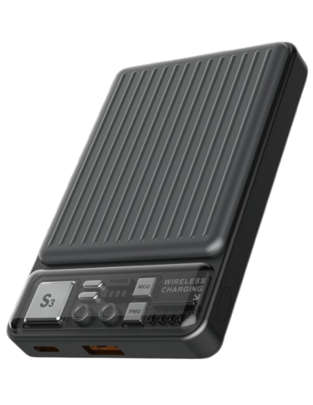 DEVIA BATERIA AUXILIAR MAGNETICA EXTREME 10000mAh 22.5W GRIS