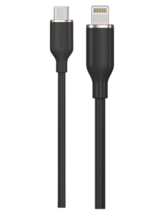 DEVIA CABLE JELLY USBc - LIGHTNING NEGRO
