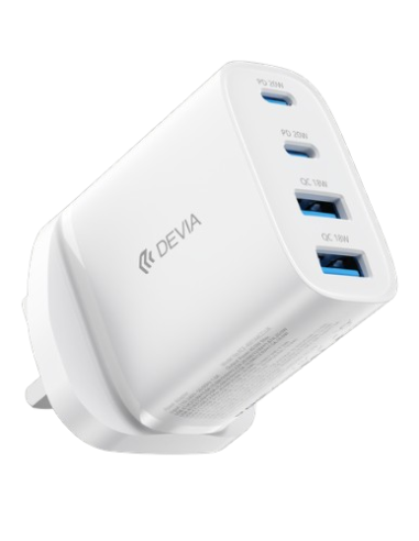 DEVIA CARGADOR PRO1 QC 40W 2 USBa / 2 USBc (UK)
