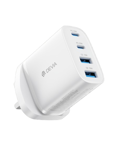 DEVIA CARGADOR PRO1 QC 40W 2 USBa / 2 USBc (UK)